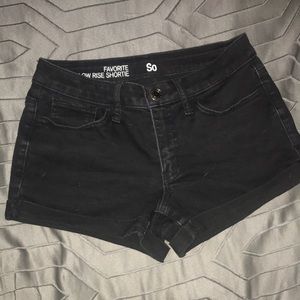 Black shorts